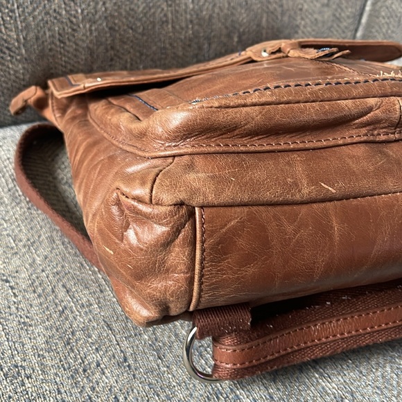 The Sak Brown Ventura Leather Convertible Back Pack/Crossbody Bag main image 4
